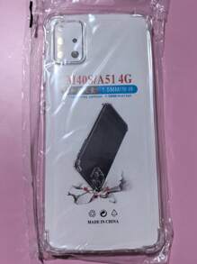 1pc Transparent Four-Corner Anti-Drop Case, Compatible With Samsung Series, Samsung Phone Transparent Four-Corner Anti-Drop Case, Phone Case, Protective Cover, Phone Shell, Phone Sleeve, Anti-Drop Phone Case, Transparent Phone Case, Minimalist Phone Case, Solid Color Phone Case, Transparent Phone Case, TPU Phone Case Anti-Drop (Military-Grade Anti-Drop)