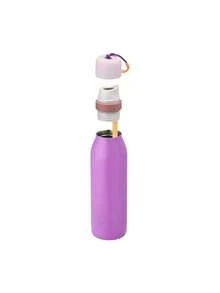 Owa Laa Purple Water Bottle 24oz,710ml,With Straw,Suitable For Carrying Out,Heat Preservation Time More Than 24 Hours,Cold And Hot Water Can Be Insulated,Can Make Coffee,Frozen Drinks, Suitable For Camping,Work,Indoor And Outdoor Use,Valentine's Day - 紫色 - 查看 5