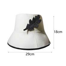 Gorro de fieltro para sauna, gorro de baño, gorro de sauna de 15,5 de diámetro, duradero, buena absorción de agua, lavado a mano, recomendado, portátil para hombres y mujeres HOTF - Blanco 2 - Ver 10
