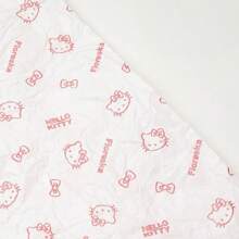 Sanrio 10pcs 50*70cm Cute Cartoon And Anime Wrapping Paper, Cute Little Cat Cinnamon Character Folding Flat Wrapping Paper, Gift Packaging, DIY Handicrafts, Party Gift Supplies, Christmas, Festivals, Birthdays, Pear Paper, Hello Kitty Flower Wrapping Paper