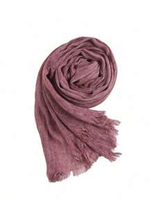 Crinkle Textured Rayon Wrinkle Hijab Scarves Crepe Long Hijab For Lady Rayon Wrinkle Hijab Women Scarf For Dress