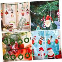 100pcs Christmas Decoration Hooks, Plastic Hooks For Christmas Ball Accessories, S-Shaped Hooks For Christmas Tree Hooks And Decorations, Creative Hooks For Christmas Balls, Bells, Decorations, Holiday Decorations And Displays, Multifunctional Christmas Decoration Accessories With Smooth Edges That Can Be Reused, Christmas Decoration Supplies Home Decor Christmas Decorations Room Decor Winter