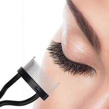 1 PC Metal Tooth Eyelash Comb - Very Suitable For Mascara - No Aggregation, Durable, Convenient - Suitable For Both Men And Women, Professional Steel Tooth Eyelash Comb Separator, Elaborate Makeup Tools, Charming Eyelashes - Nhiều màu - Xem 2