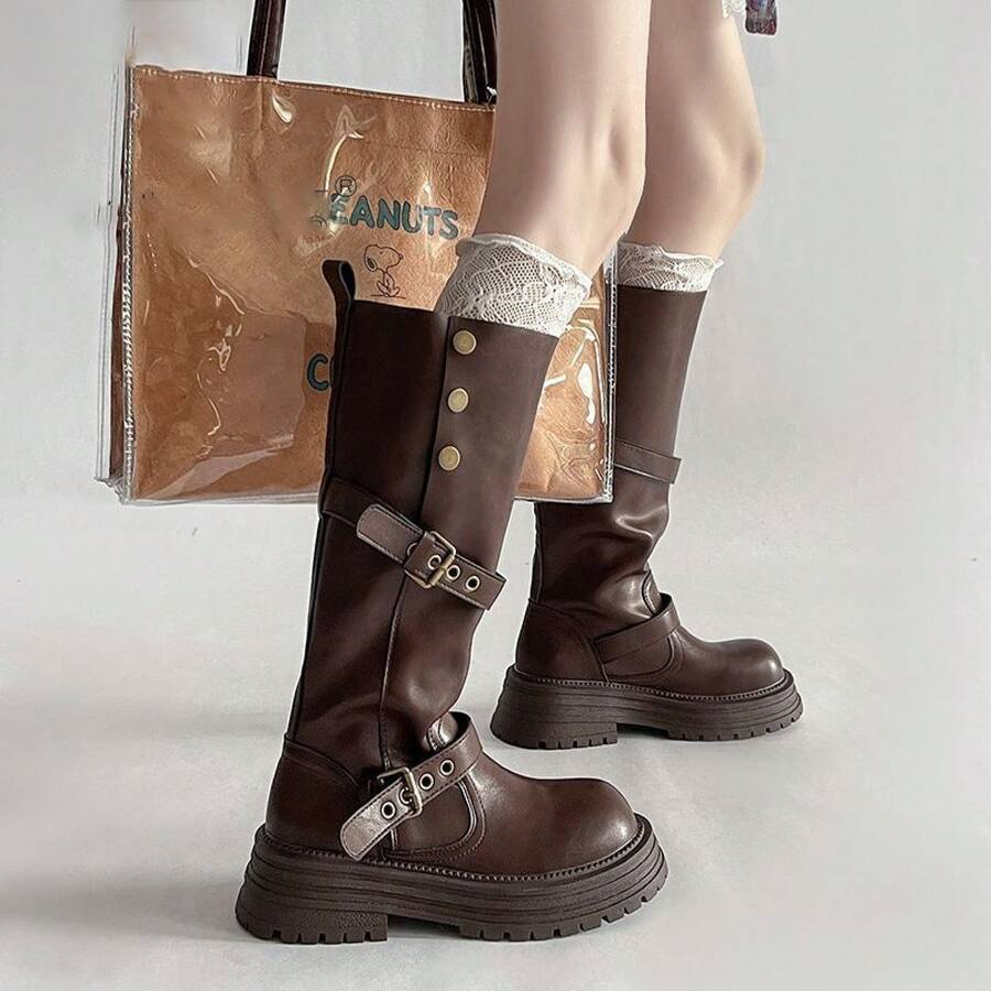 Women Western Boots - Phiên bản nâng cấp màu đen - Xem 1