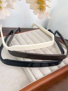 3/2/1 pieza Diadema cuadrada para gafas, diadema sin presión, diadema para usuarios de gafas, lentes de sol sin dolor de cabeza con diadema cómoda, accesorio de verano para el cabello invisible fijado para mujeres, accesorio para el cabello grueso dedicado para gafas de sol, accesorios para mujeres y niñas, sin deslizamiento