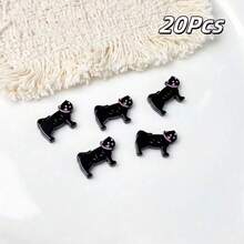 10/20pcs Cute Buttons With Pink Ears, Small Cat Cartoon Animal Buttons For Cardigans, Handmade Accessories, Decorative Buttons. - Multicolor - View 26