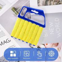 1pc Venetian Blind Duster Cleaning Tool, Air Conditioner Vent Dust Brush, Crevice Cleaner