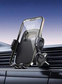 Support de téléphone de voiture en silicone avec ventouse - Rotation à 360°, compatible avec le tableau de bord et le pare-brise, forte ventouse, facile à installer, bras réglable s'étendant jusqu'à 90 mm, convient aux téléphones portables de 3,5 à 6 pouces, en matériau ABS, durable