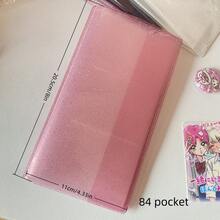 64/84 口袋闪光果冻色 3 英寸照片卡相册 Kpop PP 封套照片收藏册 - Color - 查看 9
