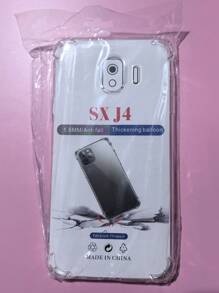 1pc Transparent Four-Corner Anti-Drop Case, Compatible With Samsung Series, Samsung Phone Transparent Four-Corner Anti-Drop Case, Phone Case, Protective Cover, Phone Shell, Phone Sleeve, Anti-Drop Phone Case, Transparent Phone Case, Minimalist Phone Case, Solid Color Phone Case, Transparent Phone Case, TPU Phone Case Anti-Drop (Military-Grade Anti-Drop)