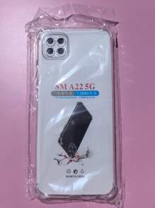 1pc Transparent Four-Corner Anti-Drop Case, Compatible With Samsung Series, Samsung Phone Transparent Four-Corner Anti-Drop Case, Phone Case, Protective Cover, Phone Shell, Phone Sleeve, Anti-Drop Phone Case, Transparent Phone Case, Minimalist Phone Case, Solid Color Phone Case, Transparent Phone Case, TPU Phone Case Anti-Drop (Military-Grade Anti-Drop)
