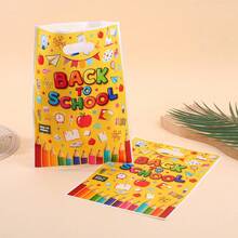 30 piezas Bolsas de regalo para volver a la escuela, suministros de empaquetado de obsequios de fiesta, bolsas de plástico para empaquetar regalos, suministros de envoltura de regalos, bolsas de tela, bolsas de almacenamiento, suministros de fiesta de vacaciones, suministros de empaquetado de fiesta de cumpleaños