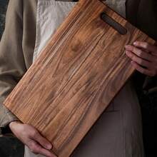 1pc Rosewood Cutting Board, Cheese Board, Meat, Cheese, Bread, Vegetable And Fruit Platter, Home & Dorm Chopping Board, Kitchen Gadget, Chef Gift, Housewarming Gift, Ideal For Weddings, Gatherings, Parties, Holidays - Ginger - View 4