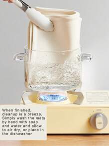 硅胶烘焙垫，超厚大号不粘烤盘垫，带测量防滑面团擀垫，可重复使用的硅胶柜台垫，用于制作饼干、马卡龙、面包和糕点，米色