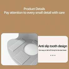 Multi-Functional Invisible Bed Sheet Fastener, Non-Needle Bed Sheet Anti-Slip Clips - Fasteners + Clamps - View 5