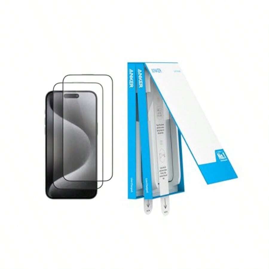 Wcreen Protector One 15 Pro Max BubbleandDustFree One D Tempered Glass Durable And DropProof Wit 9 Ness Ea Installation Ly One 15 Pro Max 2Pack Peeping Prevention Ig Definition - iPhone15ProMax - View 1