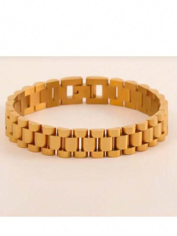 Bracelet design de sangle en acier de titane mode minimaliste