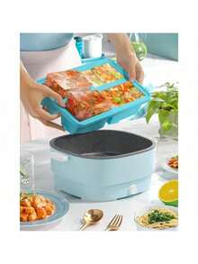 1 Cup Silicone Freezer Trays With Lid, 2 Pcs Ice Cube Freezer Molds, Silicone Ice Cube Tray, Easy Meal Prep, Silicone Mold For Soup And Food Storage - 1 - 查看 7