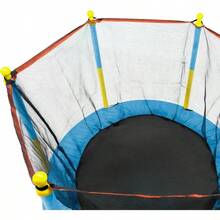 Trampolin Tumbling Niños Brincolin Infantil Red Seguridad Color de la lona de salto Azul Color del cobertor de resortes Azul - por defecto - Ver 9