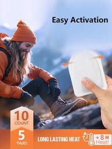 Foot Warmers, Toe Warmers, Foot & Body Heaters, Unisex Heated Insoles, Long-Lasting Heating To Warm Feet And Entire Body