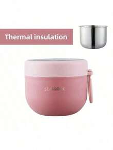 600ml Brotdose ,PP Material,Portable Breakfast Cup Food Jar Sealed Food Storage Cup Travel Breakfast Container Fruit And Oatmeal Breakfast Cup Pink Green White Blue Office Breakfast Cup Work Meal Prep School Lunch Container College Breakfast Jar Travel Food Jar Outdoor Food Storage Cup Home Breakfast Cup Fitness Enthusiasts Outdoor Adventurers Homemakers Leak-Proof Design Compact Lightweight - Multicolor - View 19