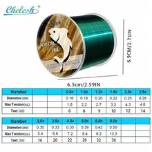Chelesh 500m Nylon Monofilament Fishing Line, Available In Olive Green, Burgundy, Transparent, And Rose Red Colors, Parallel Winding Craft, High Strength, Good Water Cutting Performance, Multiple Strengths Available, Fishing Gift, Suitable For Beading And DIY Handcraft - Multicolor - View 7