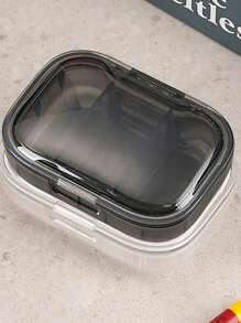 Portable Weekly Pill Box Large Size Waterproof Airtight Medicine Storage Case For Daily Morning, Noon And Night, Compact