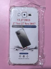 1pc Transparent Four-Corner Anti-Drop Case, Compatible With Samsung Series, Samsung Phone Transparent Four-Corner Anti-Drop Case, Phone Case, Protective Cover, Phone Shell, Phone Sleeve, Anti-Drop Phone Case, Transparent Phone Case, Minimalist Phone Case, Solid Color Phone Case, Transparent Phone Case, TPU Phone Case Anti-Drop (Military-Grade Anti-Drop)