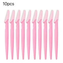 40Pcs/20pcs/10 Eyebrow Trimmer Makeup Beauty Tools Safe Eye Brow Razor Face Body Hair Removal Shaver Blades Woman Eyebrows Shaping Knife