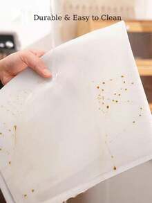 Silicone Mat,31.49"X 23.6" Silicone Mats For Kitchen Counter, Waterproof Heat Resistant Mat, Extra Large Countertop Protector, Nonstick Baking Mat,Shipped Rolled Up,No Creases- White - Clear - View 2