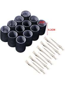 28pcs No-Heat Self-Grip Curling Rollers, 18 Roller Accessories + 10 Hair Clips; 24pcs No-Heat Self-Grip Curling Rollers, Suitable For Long And Short Hair, No Heat Curling Roller Accessories, No-Heat Curling Rollers, Hair Styling Tools And Accessories; Curling Wand, Suitable For Short, Medium And Long Hair, Different Hair Volumes And Textures, Suitable For Salons, Beauty Travel Essentials, Back To School, Travel Vacation Essentials, Women Hair Accessories.