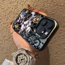 Funda de Teléfono Anime Classic Kuzuryu Jotaro Compatible con iPhone 16, 15, 14, 13, 12, 11 Pro Max, X, XR, XS Max, 8, 12 Plus - Cubierta Trasera Mate a Prueba de Golpes - Mezcla de colores - Ver 4