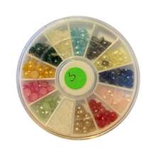 Vitalis Wheel With Decorative Gems For Nails - Pink - View 7