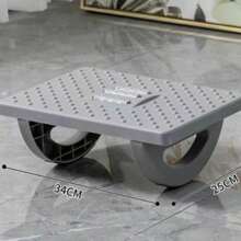 1 pezzo Poggiapiedi da scrivania, poggiapiedi da ufficio di dimensioni maggiori, sgabello a dondolo per infermieri, tavola di equilibrio a dondolo, design ergonomico per il supporto della postura, uso in ufficio e a casa, articoli da campeggio