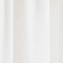 Lush Decor Boho Faux Linen Texture Tassel Rod Pocket Window Curtain Panel Single White/Turquoise 52X84 Halloween-Fall Decor-Room Decor - White/White - View 4