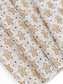 5/10/20 Sheets Brown Gingerbread Man Pattern Tissue Paper, 19.69 X 13.78 Inches, Gift Wrapping Paper Suitable For Weddings, Christmas, Birthday Gifts, Bouquet Fillings, Party Favors, Etc. - Multicolor - View 7