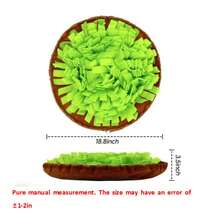 1 szt. mata węchowa dla zwierząt, zabawka do żerowania dla psów i kotów w pomieszczeniach, mata antystresowa i zabawka-puzzle, miska spowalniająca jedzenie 2 w 1 dla kotów i psów, zabawka wzbogacająca dla zwierząt