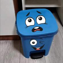 4 arkusze/zestaw naklejek z motywem kreskówkowej buzi, samoprzylepne, kompatybilne z powierzchniami plastikowymi, zdejmowane, do dekoracji domu, odpowiednie do kosza na śmieci, na ścianę, do toalety, lodówki, błyszczące wykończenie, zabawny motyw, dekoracja i ściany, maskująca brzydotę, dekoracja pokoju, naklejki ścienne, naklejka ścienna