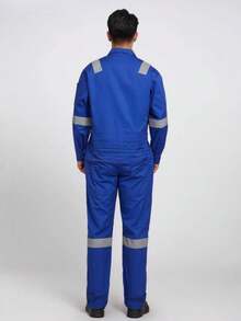 Men's Quick-Drying Overalls, Workwear, Stretch, Agriculture, Maintenance, DIY, Prono - Blue - View 2