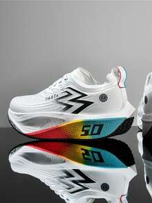 أحذية رياضية للرجال مزودة بلوح كربوني للاستخدام الخارجي، أحذية جري للسباقات والتدريب والنصف ماراثون وجري السرعة؛ أحذية رياضية للنساء، أحذية رياضية للمنافسات الميدانية والطرق، أحذية جري للنساء، أحذية شبكية تنفس مقاومة للتآكل، ماصة للصدمات، ومانعة للانزلاق