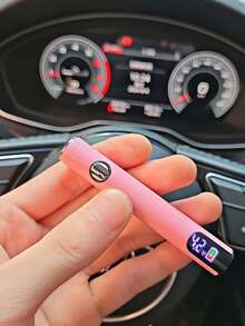 1 szt. Mini lutownica z cyfrowym wyświetlaczem LED i gwintem 510, z wyświetlaczem, przenośna obudowa na baterie 400 mAh, mini zestaw lutowniczy, uchwyt z regulowanym napięciem, z kablem ładującym typu C, wygodne przechowywanie, kompatybilna z narzędziami z końcówką grzewczą, nadaje się do telefonów, komputerów, aparatów fotograficznych i napraw płytek drukowanych