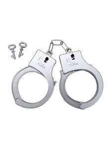 Halloween Costume Props - Simulated Plastic Handcuffs, Props For Playing The Role Of A Chief Catching Thieves In Stage Performances, Holiday Party Costumes And Accessories, Hand Accessories, Party Pranks, Fun Party Game Supplies, Role-Playing Props, Suitable For Party Activities, Stage Performances, Disguises, Halloween, Etc., Are Perfect Gifts For Family And Friends