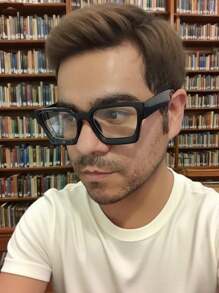 2 副/1 副女士方形时尚透明眼镜，休闲波西米亚风格，适合日常生活配饰和户外摄影，四季皆宜，可与处方眼镜一起佩戴