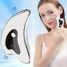 USB Rechargeable Electric Face & Neck Massager, 650mAh Lithium Battery, Multi-Functional Beauty Tool For Women, Heart-Shaped Ergonomic Design, Facial Massage Device