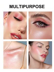 1 pieza Sombra de ojos brillante y maravillosa - Polvo de sombra de ojos con acabado de brillo y degradado multicolor, sin grasa y sin desvanecimiento, sombra de ojos con brillo y purpurina para graduación, cumpleaños, vacaciones, verano, otoño, otoño, Y2K, moda elegante, maquillaje de marca para mujeres, cosmética, belleza, fiesta, playa, viaje, campamento, al aire libre, escuela, campus, festivales, decoración, regalo, presente, chica rosa, cosplay, mejor color, encanto, vibra