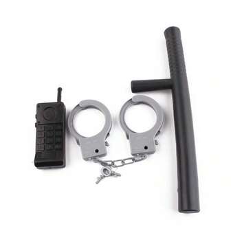 Halloweendekoration, Barnens dag plast, Handbojor, Walkie-Talkie 3-delars set, Rollspelskostymrekvisita, Cosplay-kostymrekvisita, Rolig (Plastprodukter har mindre repor)