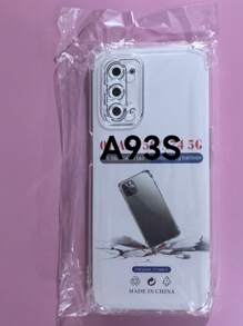 Transparent Four-Corner Anti-Fall Protective Case, Applicable For OPPO/OnePlus Series Smartphones, Transparent Four-Corner Anti-Fall Phone Case, Phone Case, Phone Protective Cover, Phone Shell, Phone Cover, Anti-Drop Phone Case, Transparent Phone Case, Minimalist Phone Case, Solid Color Phone Case, Transparent Phone Case, TPU Anti-Fall Phone Case (Military-Grade Anti-Drop)