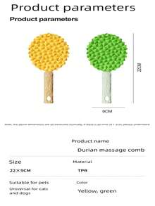 1pcsDog And Cat Self-Cleaning Brush,Static Electricity Hair Remover Brush, Multi-Function Fabric Lint Brush, Pet Hair Brush, Sofa Cleaning Brush