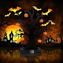 Decorațiune amuzantă cu dovleac de Halloween - Mini decor horror, decorațiune amuzantă cu dovleac de Halloween pentru desktop, cadou de sărbători, cadou de petrecere