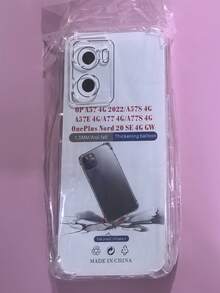 透明四角防摔外壳，适用于 OPPO 和 OnePlus 智能手机系列，手机壳，手机保护套，手机壳，手机套，防摔手机壳，透明手机壳，简约手机壳，纯色手机壳，透明手机壳，TPU 防摔手机壳（军用级防摔）防水防震防刮